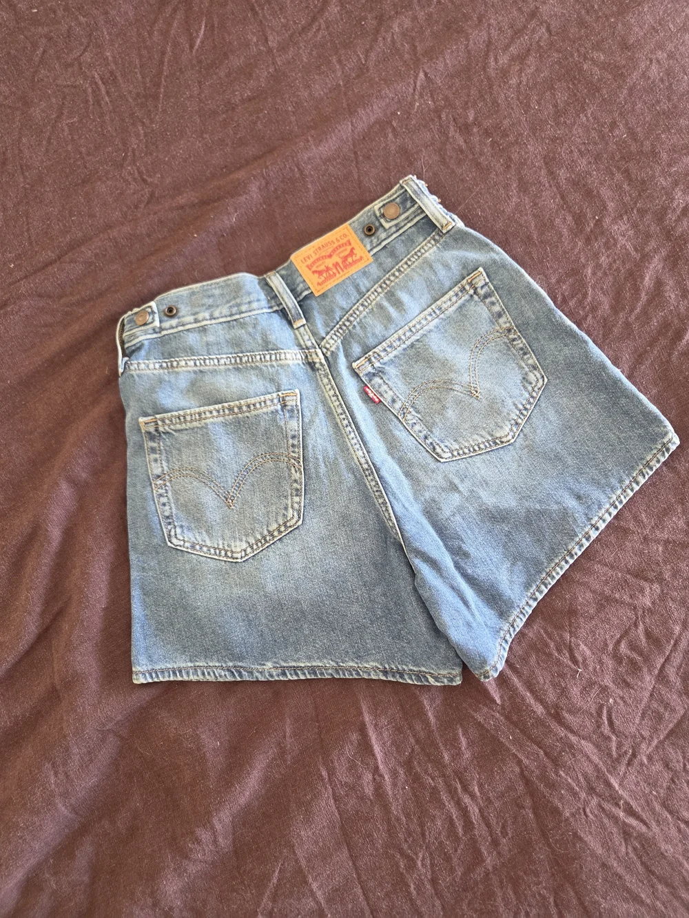 Cinch Light Blue Denim Shorts